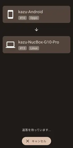 LocalSend 送信